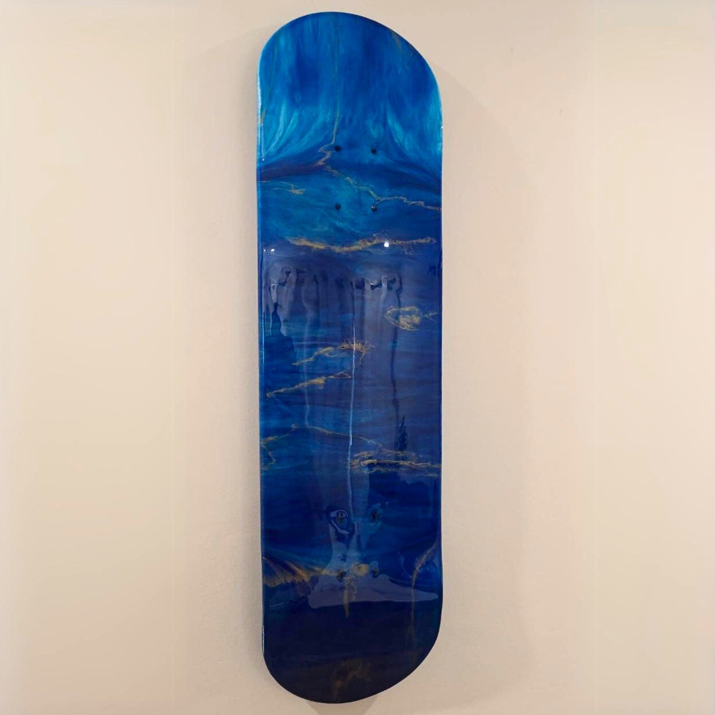 Blue Hawaii Skateboard Deck