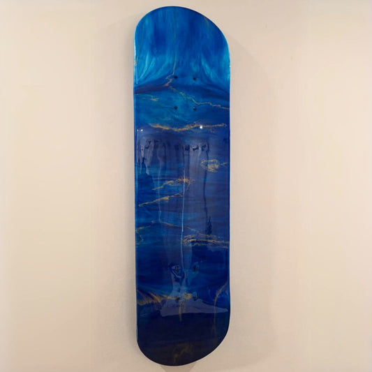 Blue Hawaii Skateboard Deck