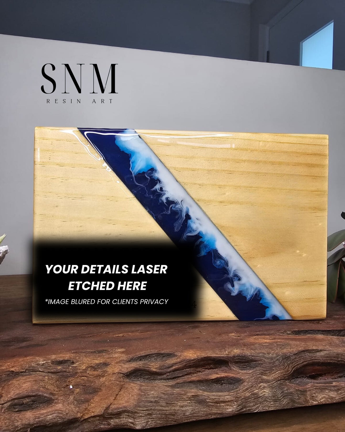Custom/Personalised Ocean Wave Plaques